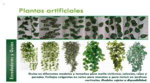 Plantas artificiales baratas